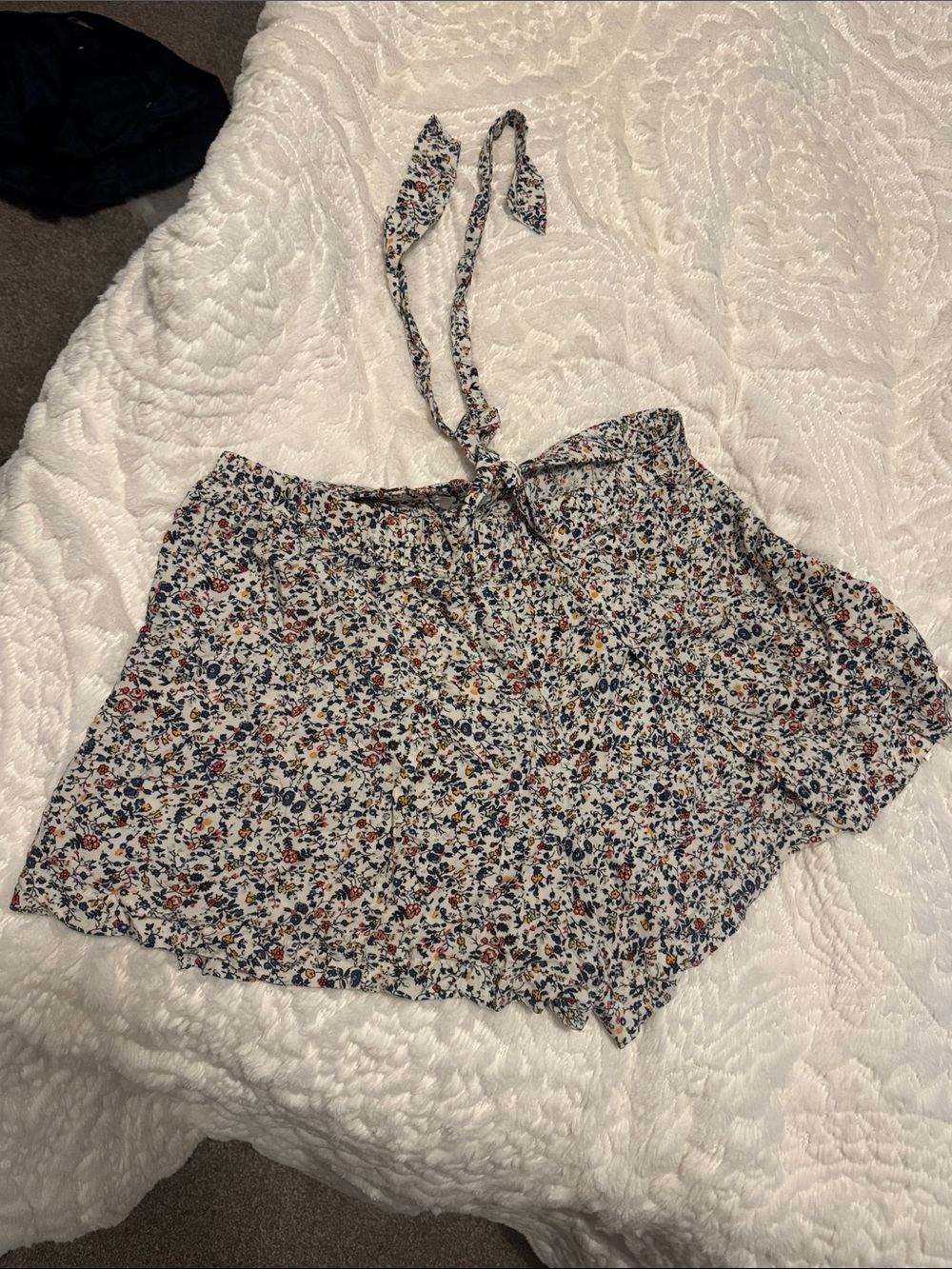 Madewell Floral Tie-Waist Women’s Shorts - Multicolor